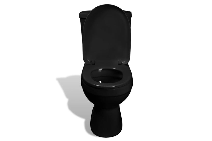 Vidaxl Toilet With Cistern Black Vidaxl Toilet With Cistern Black