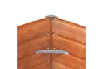 Vidaxl Garden Raised Bed Rusty 100x100x45 Cm Corten Steel Vidaxl Garden Raised Bed Rusty 100x100x45 Cm Corten Steel