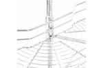Vidaxl 2-tier Kitchen Wire Basket Silver 180 Degree 75x38x80 Cm Vidaxl 2-tier Kitchen Wire Basket Silver 180 Degree 75x38x80 Cm