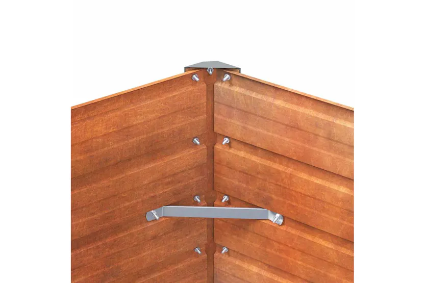 Vidaxl Garden Raised Bed Rusty 100x40x45 Cm Corten Steel Vidaxl Garden Raised Bed Rusty 100x40x45 Cm Corten Steel