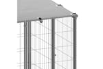 Vidaxl Dog Kennel Silver 110x110x110 Cm Steel Vidaxl Dog Kennel Silver 110x110x110 Cm Steel