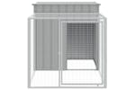 Vidaxl Chicken Cage With Run Light Grey 110x201x110 Cm Galvanised Steel Vidaxl Chicken Cage With Run Light Grey 110x201x110 Cm Galvanised Steel