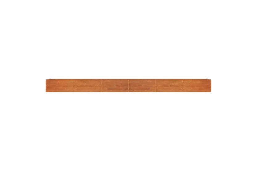 Vidaxl Garden Raised Bed Rusty 600x80x45 Cm Corten Steel Vidaxl Garden Raised Bed Rusty 600x80x45 Cm Corten Steel