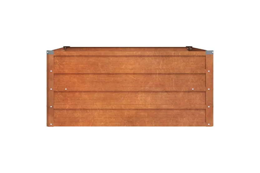 Vidaxl Garden Raised Bed Rusty 100x100x45 Cm Corten Steel Vidaxl Garden Raised Bed Rusty 100x100x45 Cm Corten Steel
