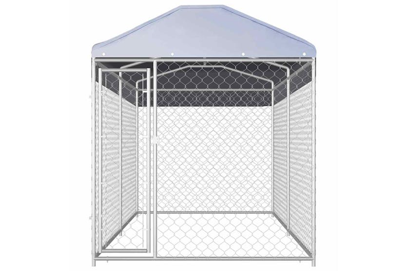 Vidaxl Outdoor Dog Kennel With Canopy Top 382x192x225 Cm Vidaxl Outdoor Dog Kennel With Canopy Top 382x192x225 Cm