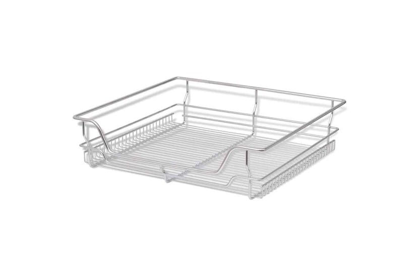 Vidaxl Pull-out Wire Baskets 2 Pcs Silver 600 Mm Vidaxl Pull-out Wire Baskets 2 Pcs Silver 600 Mm