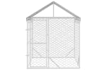 Vidaxl Outdoor Dog Kennel With Roof Silver 2x2x2.5 M Galvanised Steel Vidaxl Outdoor Dog Kennel With Roof Silver 2x2x2.5 M Galvanised Steel