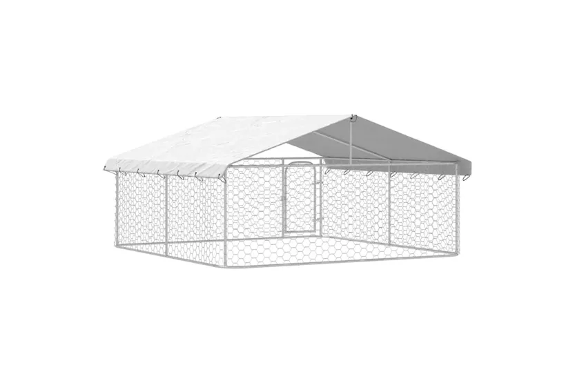 Vidaxl Outdoor Dog Kennel With Roof 300x300x150 Cm Vidaxl Outdoor Dog Kennel With Roof 300x300x150 Cm