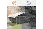 Vidaxl Outdoor Dog Kennel With Roof 300x300x150 Cm Vidaxl Outdoor Dog Kennel With Roof 300x300x150 Cm