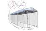 Vidaxl Outdoor Dog Kennel With Roof 760x190x225 Cm Vidaxl Outdoor Dog Kennel With Roof 760x190x225 Cm