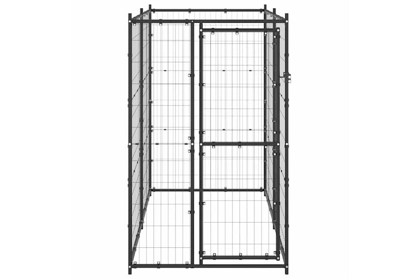 Vidaxl Outdoor Dog Kennel Steel 110x220x180 Cm Vidaxl Outdoor Dog Kennel Steel 110x220x180 Cm