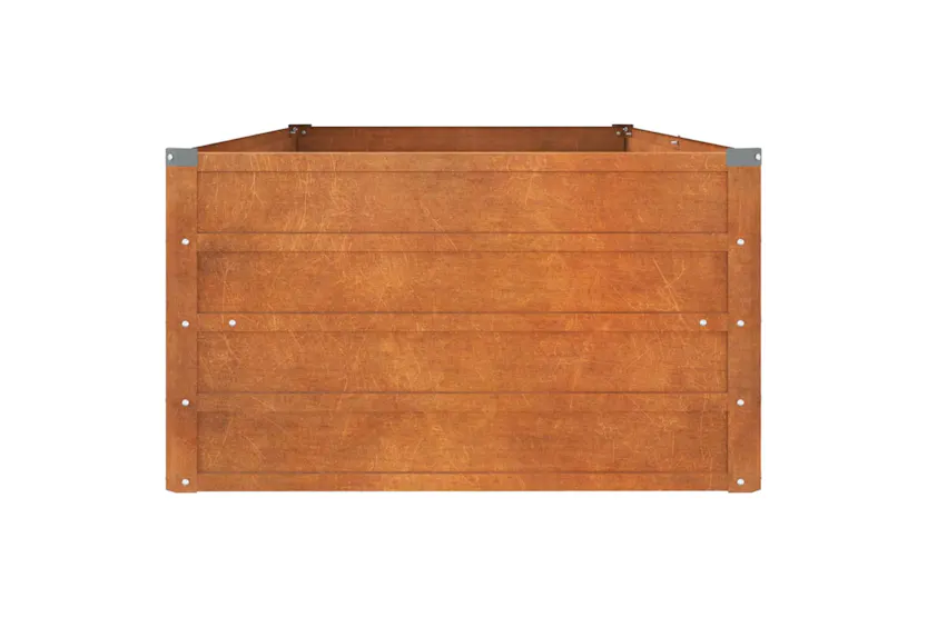 Vidaxl Garden Raised Bed Rusty 160x80x45 Cm Corten Steel Vidaxl Garden Raised Bed Rusty 160x80x45 Cm Corten Steel