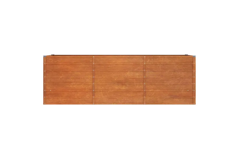 Vidaxl Garden Raised Bed Rusty 240x80x77 Cm Corten Steel Vidaxl Garden Raised Bed Rusty 240x80x77 Cm Corten Steel