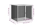 Vidaxl Chicken Cage With Roof Anthracite 103x98x90 Cm Galvanised Steel Vidaxl Chicken Cage With Roof Anthracite 103x98x90 Cm Galvanised Steel