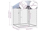 Vidaxl Outdoor Dog Kennel With Roof 100x100x125 Cm Vidaxl Outdoor Dog Kennel With Roof 100x100x125 Cm