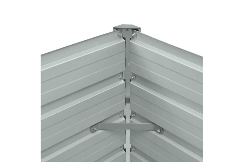 Vidaxl Garden Raised Bed Galvanised Steel 100x40x45 Cm Grey Vidaxl Garden Raised Bed Galvanised Steel 100x40x45 Cm Grey