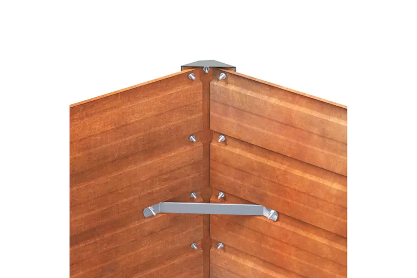 Vidaxl Garden Raised Bed Rusty 100x40x77 Cm Corten Steel Vidaxl Garden Raised Bed Rusty 100x40x77 Cm Corten Steel