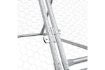 Vidaxl Chicken Cage Silver 200x105x91 Cm Galvanised Steel Vidaxl Chicken Cage Silver 200x105x91 Cm Galvanised Steel