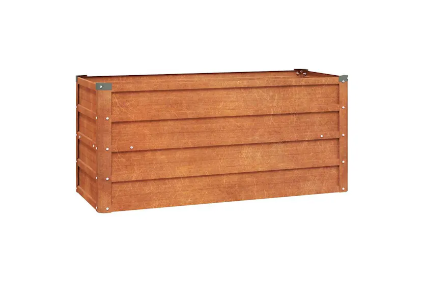 Vidaxl Garden Raised Bed Rusty 100x40x45 Cm Corten Steel Vidaxl Garden Raised Bed Rusty 100x40x45 Cm Corten Steel