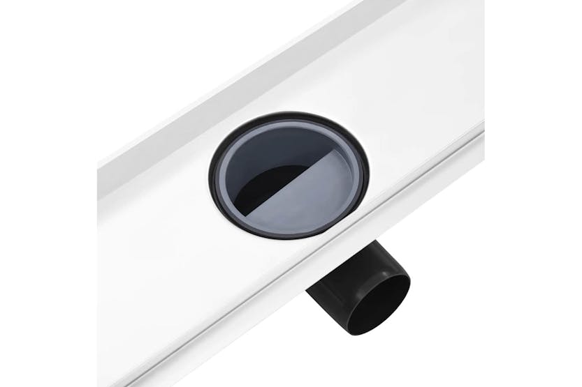 Vidaxl Shower Drain With 2-in-1 Cover 93x14 Cm Stainless Steel Vidaxl Shower Drain With 2-in-1 Cover 93x14 Cm Stainless Steel