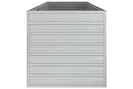Vidaxl Garden Raised Bed 240x80x77 Cm Galvanized Steel Silver Vidaxl Garden Raised Bed 240x80x77 Cm Galvanized Steel Silver