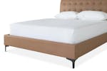 Lewis Bed Frame | Vegan Leather | Super King | 6ft | Tan Lewis Bed Frame | Vegan Leather | Super King | 6ft | Tan