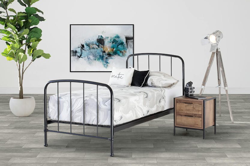 Dillon Bed Frame | Single | 3ft | Black Dillon Bed Frame | Single | 3ft | Black