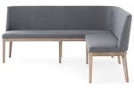 Flavia Long Corner Bench | Grey Flavia Long Corner Bench | Grey