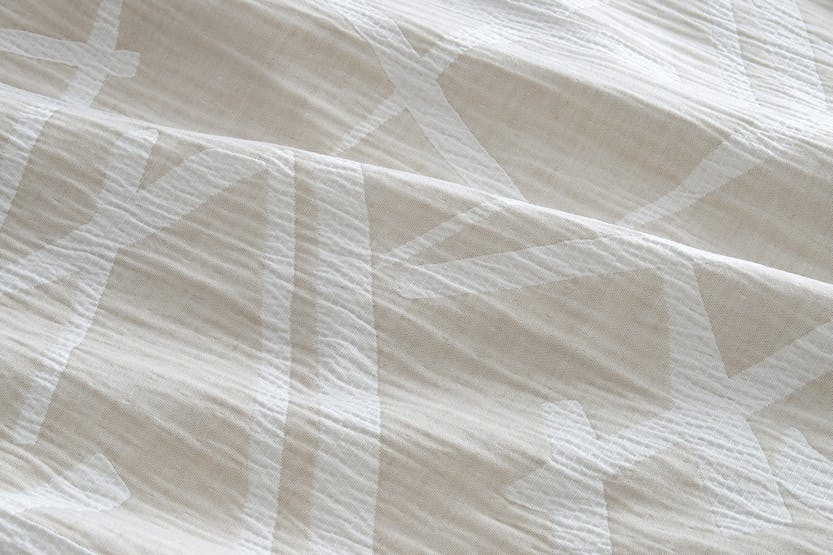 Appletree | Otto Duvet Cover Set | Beige | Super King Appletree | Otto Duvet Cover Set | Beige | Super King