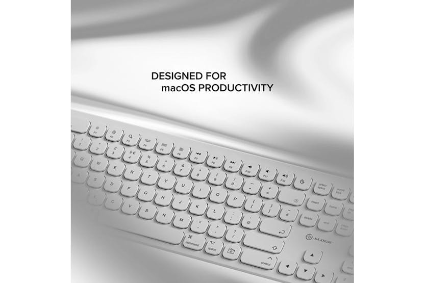 Alogic Echelon USB-C Wireless Keyboard | White Alogic Echelon USB-C Wireless Keyboard | White