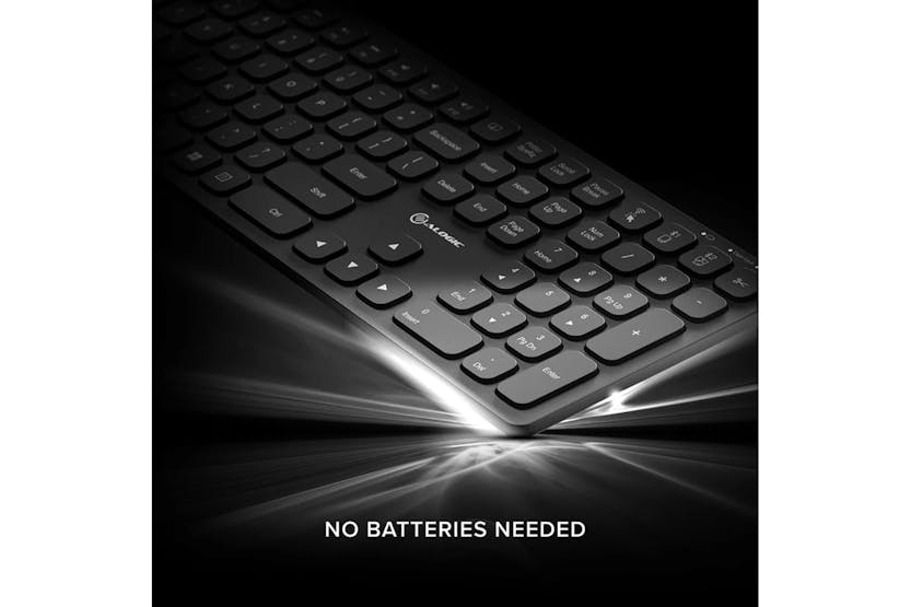 Alogic Echelon USB-C Wireless Mouse and Keyboard | Black Alogic Echelon USB-C Wireless Mouse and Keyboard | Black