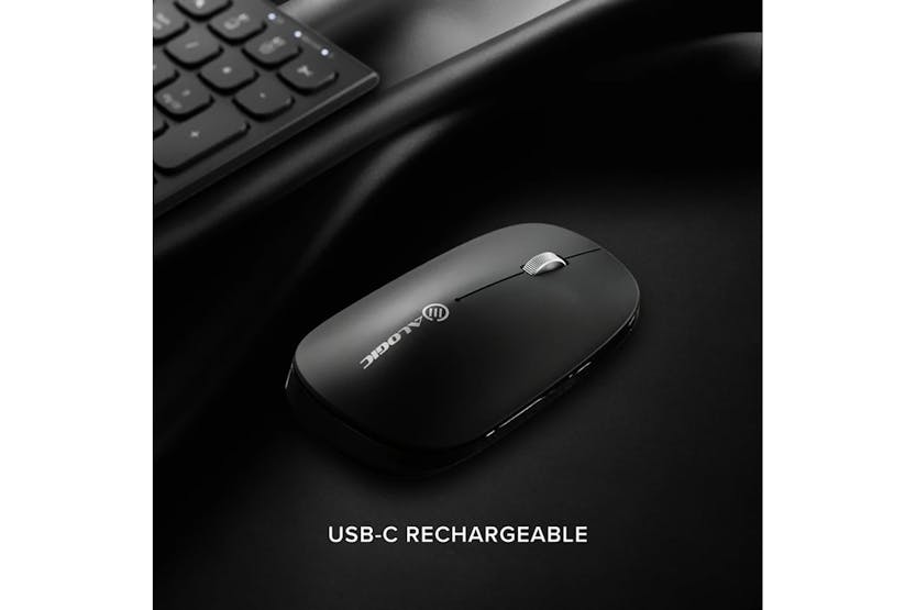 Alogic Echelon USB-C Wireless Mouse and Keyboard | Black Alogic Echelon USB-C Wireless Mouse and Keyboard | Black