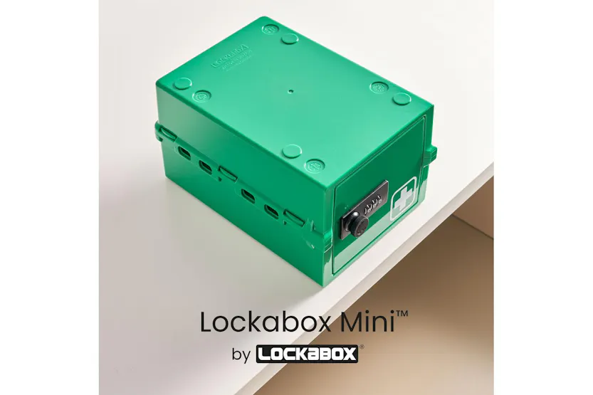 Lockabox Mini™ Medi Green | Small Lockable Medicine Box | 3 Litre Lightweight & Hygienic Combination Lock Box Lockabox Mini™ Medi Green | Small Lockable Medicine Box | 3 Litre Lightweight & Hygienic Combination Lock Box