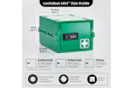 Lockabox Mini™ Medi Green | Small Lockable Medicine Box | 3 Litre Lightweight & Hygienic Combination Lock Box Lockabox Mini™ Medi Green | Small Lockable Medicine Box | 3 Litre Lightweight & Hygienic Combination Lock Box