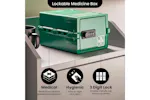 Lockabox Mini™ Medi Green | Small Lockable Medicine Box | 3 Litre Lightweight & Hygienic Combination Lock Box Lockabox Mini™ Medi Green | Small Lockable Medicine Box | 3 Litre Lightweight & Hygienic Combination Lock Box