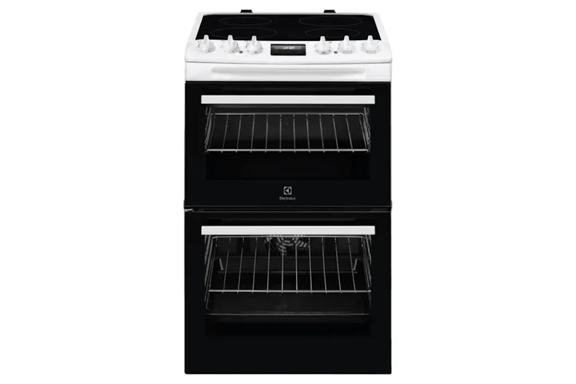 Electrolux 55cm Double Oven Electric Cooker | LKR555100W Electrolux 55cm Double Oven Electric Cooker | LKR555100W
