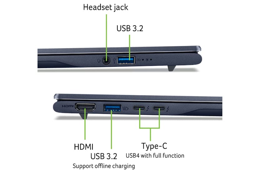 Acer Swift 14 AI SF14-51-59XQ 14" Intel Core Ultra 5 Notebook | 16GB | 1TB | Blue Acer Swift 14 AI SF14-51-59XQ 14" Intel Core Ultra 5 Notebook | 16GB | 1TB | Blue