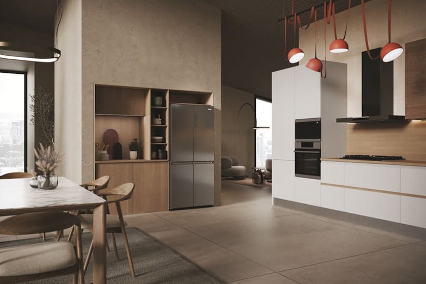 Haier Series 3 Multi Door Fridge Freezer | HCR3818ENMM Haier Series 3 Multi Door Fridge Freezer | HCR3818ENMM