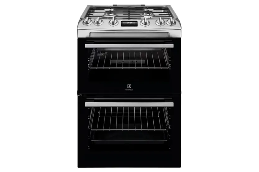 Electrolux 60cm Double Oven Gas Cooker | LKG615110X Electrolux 60cm Double Oven Gas Cooker | LKG615110X