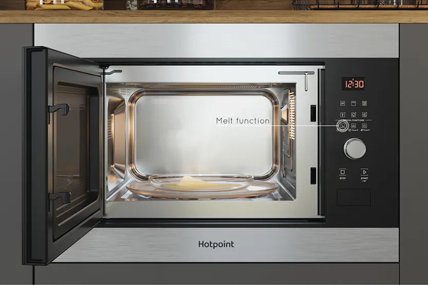 Hotpoint Built-in Compact Microwave Oven | MF25GIXH Hotpoint Built-in Compact Microwave Oven | MF25GIXH