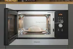 Hotpoint Built-in Compact Microwave Oven | MF25GIXH Hotpoint Built-in Compact Microwave Oven | MF25GIXH