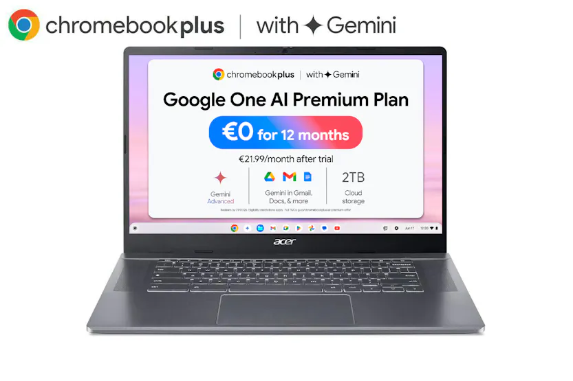 Acer Chromebook Plus 515 15.6" Core i3 | 8GB | 256GB | Iron Acer Chromebook Plus 515 15.6" Core i3 | 8GB | 256GB | Iron