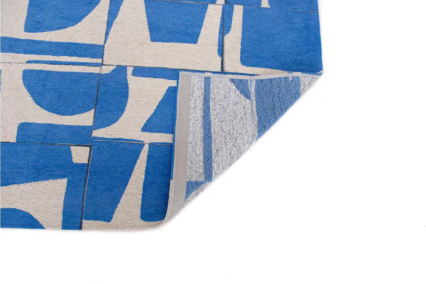 Louis De Poortere | Papercut | Indoor Eco Rug | Blue/White | 200 x 280 cm Louis De Poortere | Papercut | Indoor Eco Rug | Blue/White | 200 x 280 cm