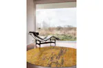 Louis De Poortere | Griff Eco Rug | Yellow | 240 x 240 cm Louis De Poortere | Griff Eco Rug | Yellow | 240 x 240 cm