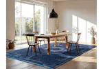 Louis De Poortere | Medallion Eco Rug | Blue | 200 x 280 cm Louis De Poortere | Medallion Eco Rug | Blue | 200 x 280 cm