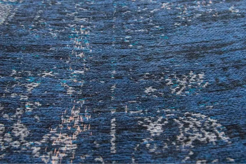 Louis De Poortere | Medallion Eco Rug | Blue | 200 x 280 cm Louis De Poortere | Medallion Eco Rug | Blue | 200 x 280 cm