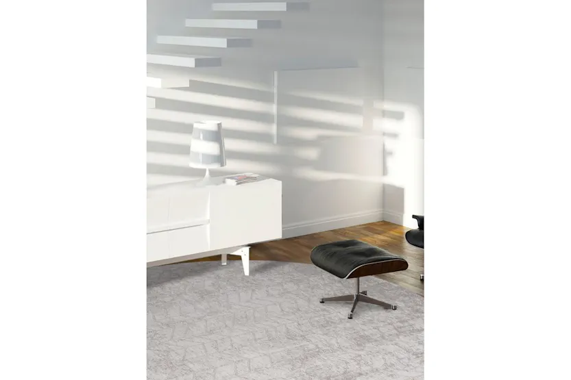 Louis De Poortere | Jacob's Ladder Eco Rug | Grey | 140 x 140 cm Louis De Poortere | Jacob's Ladder Eco Rug | Grey | 140 x 140 cm