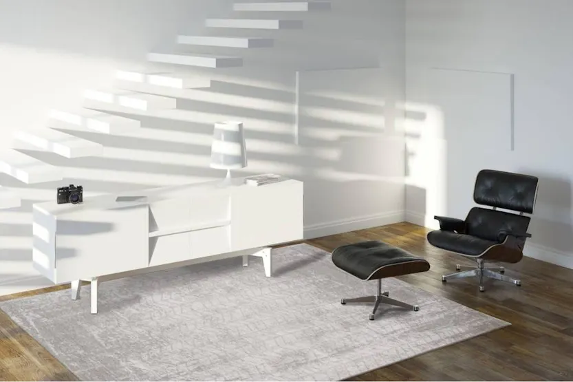 Louis De Poortere | Jacob's Ladder Eco Rug | Grey | 200 x 280 cm Louis De Poortere | Jacob's Ladder Eco Rug | Grey | 200 x 280 cm