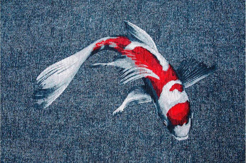 Louis De Poortere | Koi | Indoor Eco Rug | Multicolour | 100 x 140 cm Louis De Poortere | Koi | Indoor Eco Rug | Multicolour | 100 x 140 cm