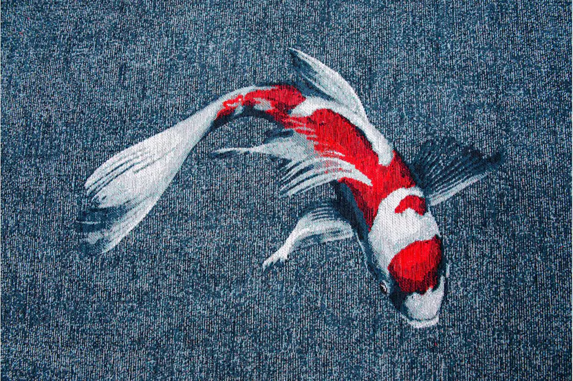 Louis De Poortere | Koi| Indoor Eco Rug | Multicolour | 200 x 280 cm Louis De Poortere | Koi| Indoor Eco Rug | Multicolour | 200 x 280 cm